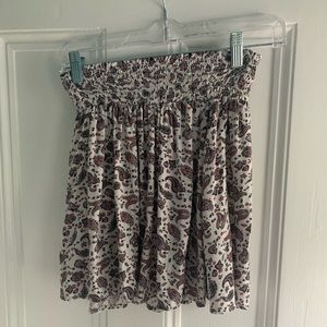 Paisley Mini Skirt
